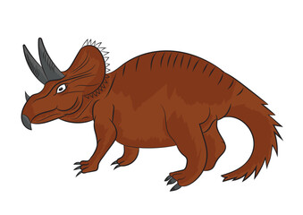 Triceratops Vector Image  
