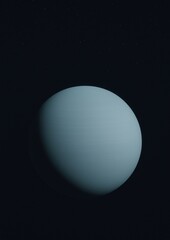 Fototapeta premium Minimalist planet space wallpaper
