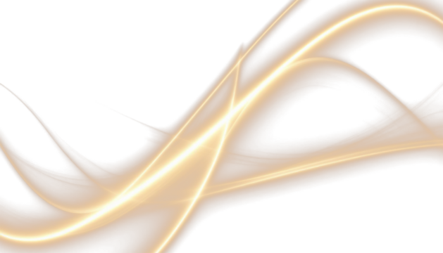 Abstract glowing yellow stripes light lines overlay PNG - Powered by Adobe