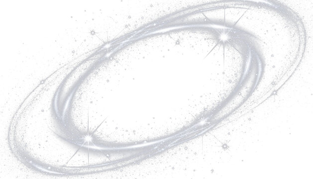 Wind blizzard effect with swirling snow air vortex PNG