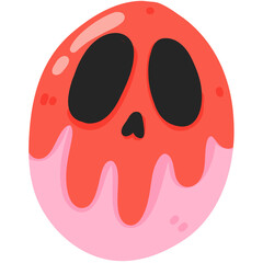 Fototapeta premium Spooky Easter Egg Gothic Holiday Art