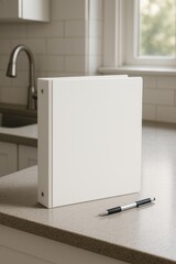 Minimalist kitchen binder organization