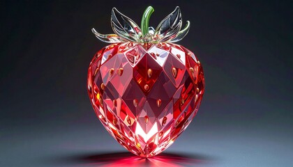 宝石のように輝くクリスタルいちご