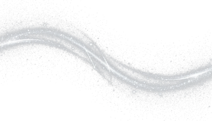 Swirling air vortex silver glitter and snow winter PNG