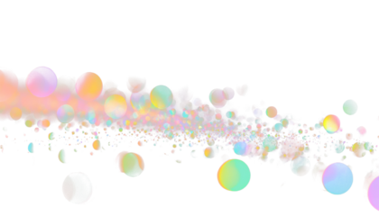 Rainbow bokeh background with soft pastel tones for overlay and design.