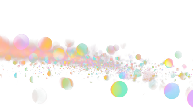 Rainbow bokeh background with soft pastel tones for overlay and design. - Powered by Adobe