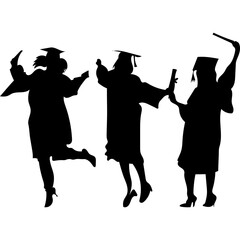 Celebrating Graduation Illustration