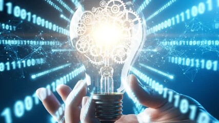 Bright Idea Light Bulb Innovation Concept. - Powered by Adobe