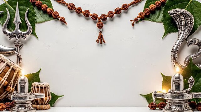 Maha Shivaratri Clean Minimalist Frame