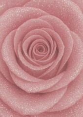 Fototapeta premium Sparkling pink rose elegance