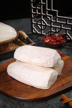 Peeled Taro Root Cubes - Traditional Guangxi Lipu Ingredient