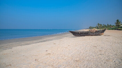 an ocean beach in the Indian state of Goa