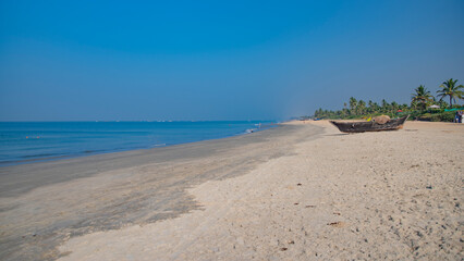 an ocean beach in the Indian state of Goa