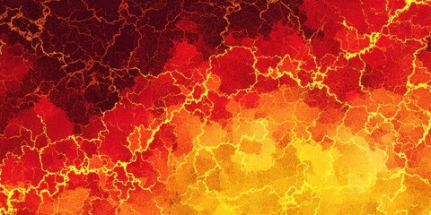 Obraz premium A red and yellow lava-like texture background