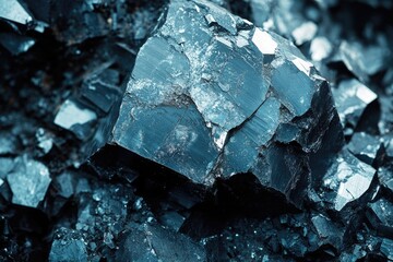 Shimmering crystals showcase unique textures and deep color vari