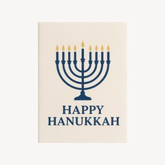 Obraz premium Hanukkah greeting card design