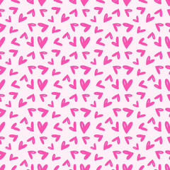 Valentine seamless abstract heart pattern background