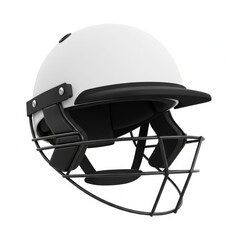 Modern cricket helmet with protective grill