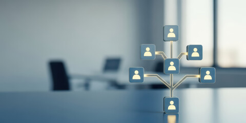 Team teamwork concept work business businessman workflow flow management information structure corporate organisation hierarchy company modern office background symbolising connection