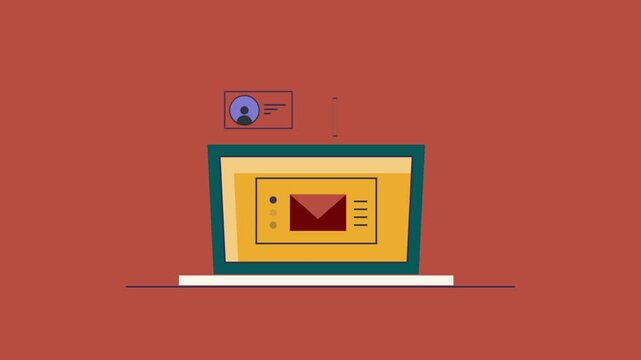 Virtual agent exchange message with user avatar, email marketing personalization efficiency testing. 