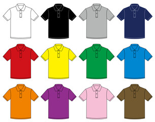 ポロシャツ　カラー　半袖