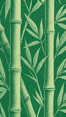 Fototapeta premium Elegant bamboo pattern mobile wallpaper