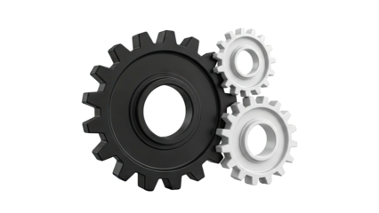 Gears Meshing Together