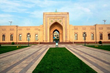 Suzuk Ota Complex, Tashkent, Uzbekistan. A historical, religious, and architectural complex. A tourist attraction.