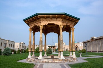 Fototapeta premium Suzuk Ota Complex, Tashkent, Uzbekistan. A historical, religious, and architectural complex. A tourist attraction.
