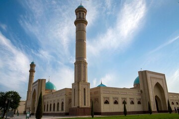 Suzuk Ota Complex, Tashkent, Uzbekistan. A historical, religious, and architectural complex. A tourist attraction.