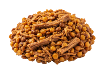 sesame seed brittle clusters with jaggery glaze