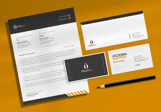 Business Cards and Stationary Mockup