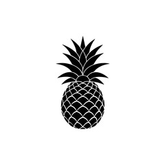 Obraz premium Fresh Pineapple Fruit Vector Illustration