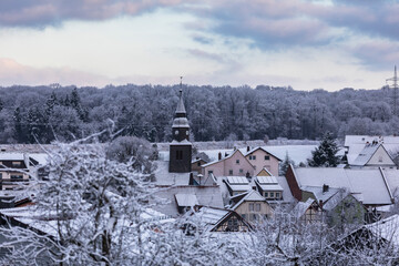 Fernwald Albach im Winter 