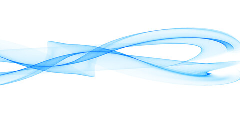 Obraz premium Blue abstract background with wave lines for business presentation background, corporate website banner, professional slide design and modern digital layout