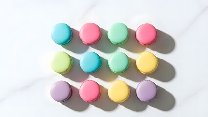 Minimalist Beauty of French Macarons