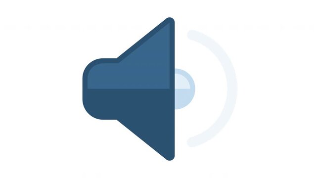 Animated volume icon