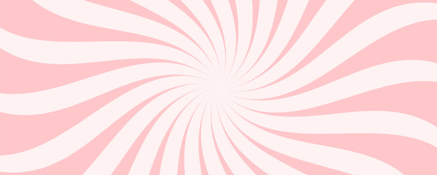 PrintAbstract spiral sweet pink candy background vector design.