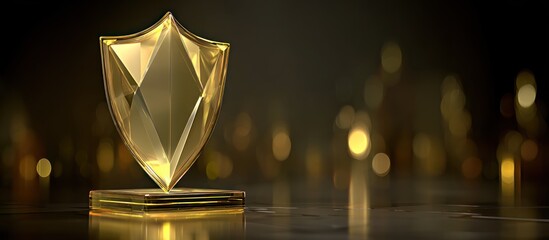 Golden Shield Award Trophy.