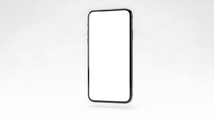 A black smartphone frame on a white background with rounded corners and edges
