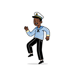 cartoon vector illustration of a businessman man in suit