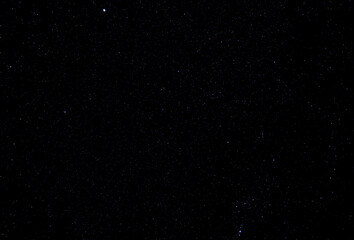 Deep space astrophotography: myriads of stars in the dark night sky.