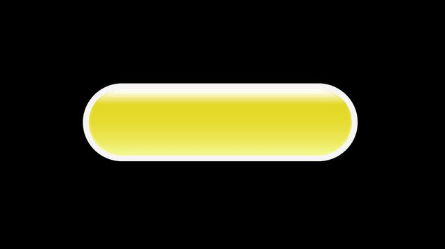ぷっくりした黄色いボタンを押す動画素材
