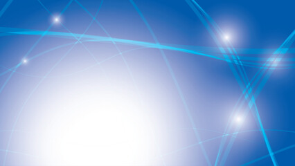Abstract white and blue color, modern design stripes background with curve lines and glowing light. Vector illustration.