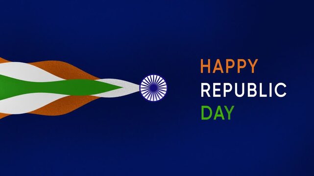 Happy Republic day of India celebration short video.