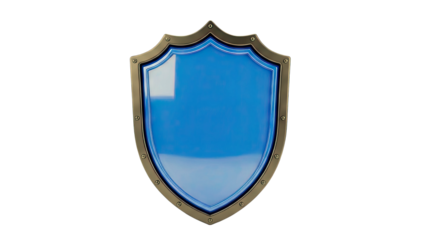 Blue and Black Shield