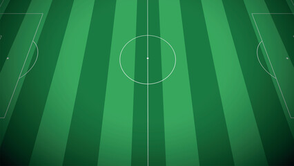 soccer field background with green grass © Creativetuus