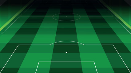 soccer field background from penalty view