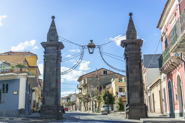 Porta San Fratello in Piedimonte Etneo, Sicily, Italy