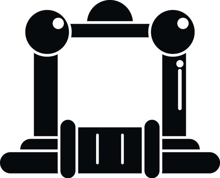 Electroscope icon representing static electricity physics experiment